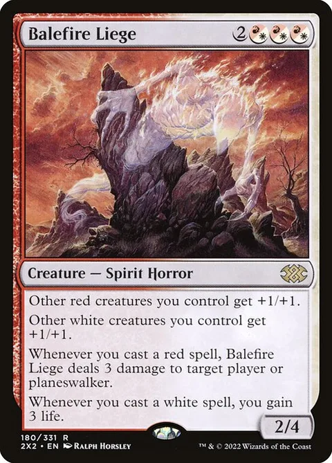 Balefire Liege, card 180 from Double Masters 2022