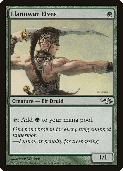 Llanowar Elves, carte 9 de Duel Decks: Elves vs. Goblins