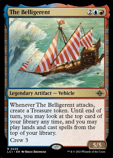 The Belligerent, card 225 from The Lost Caverns of Ixalan