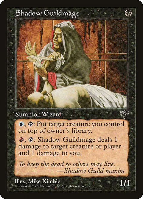 Shadow Guildmage, carte 140 de Mirage