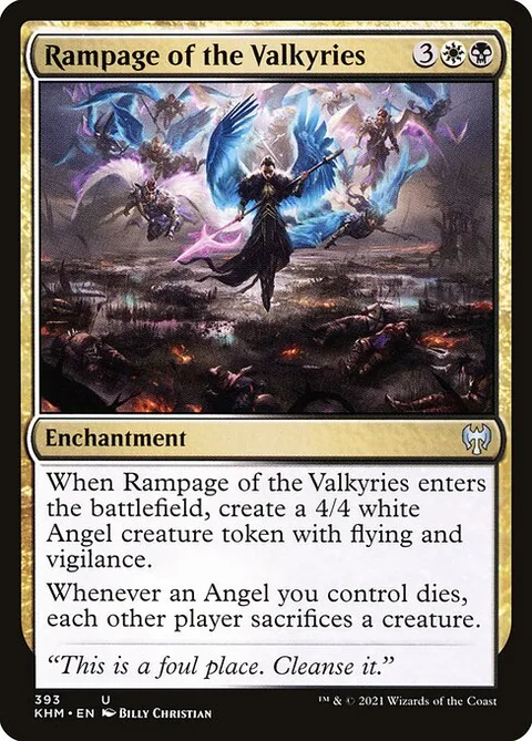Rampage of the Valkyries, carte 393 de Kaldheim
