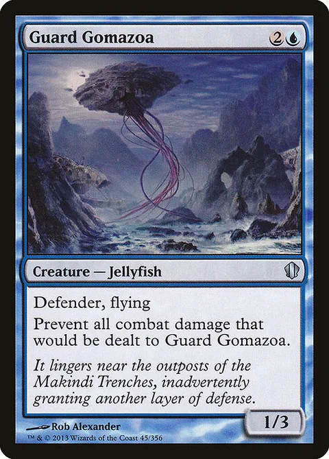 Guard Gomazoa, card 45 from Commander 2013