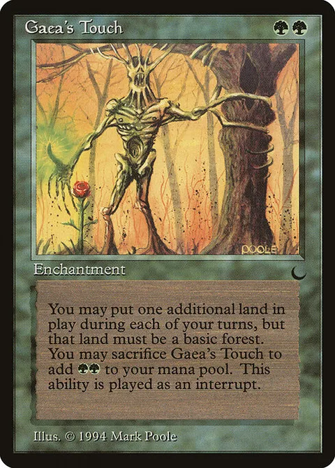 Gaea's Touch, carte 77 de The Dark