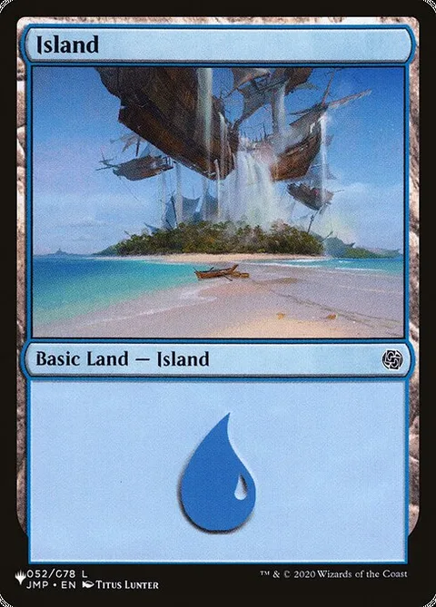Island, card JMP-52 from The List