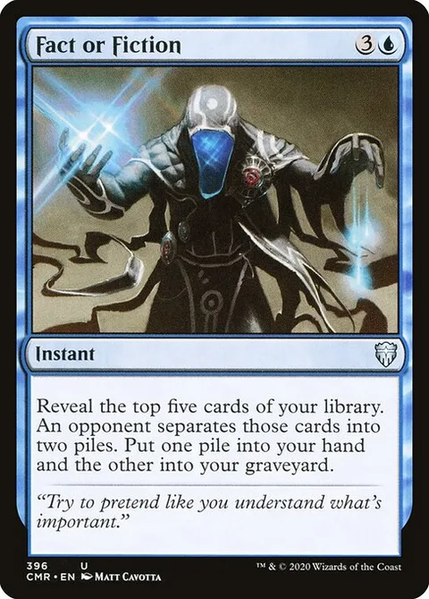 Fact or Fiction, carte 396 de Commander Legends