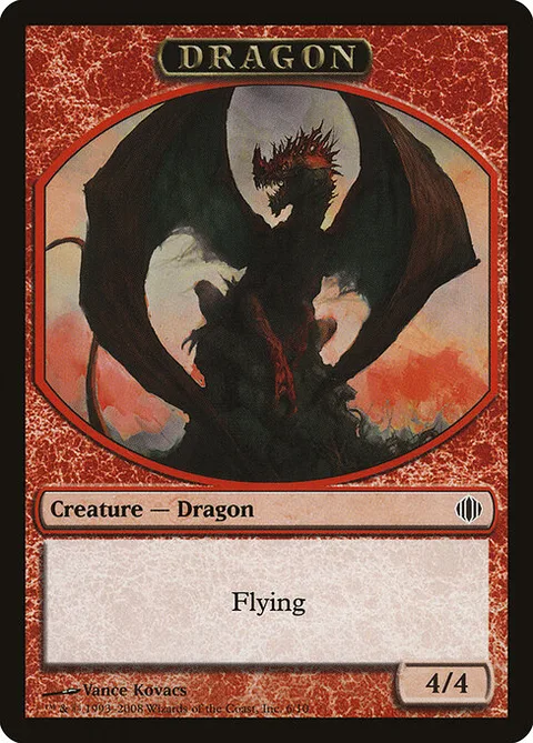 Dragon, card 6 from Shards of Alara Tokens