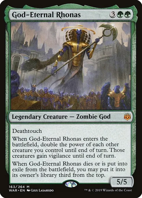 God-Eternal Rhonas, carte 163 de War of the Spark