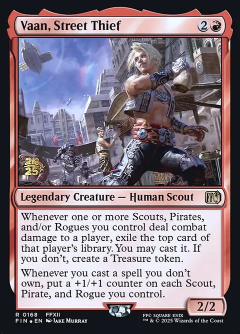 Vaan, Street Thief, carte 168s de Final Fantasy Promos