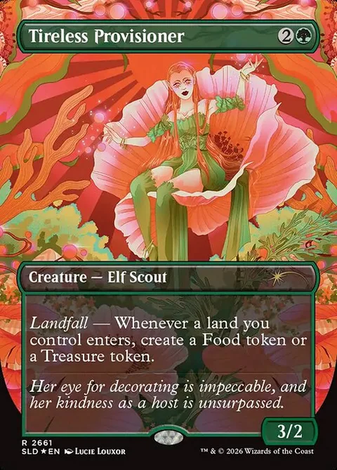 Tireless Provisioner, card 2661 from Secret Lair Drop