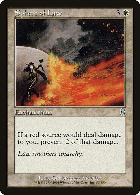 Sphere of Law, card 50 from Odyssey