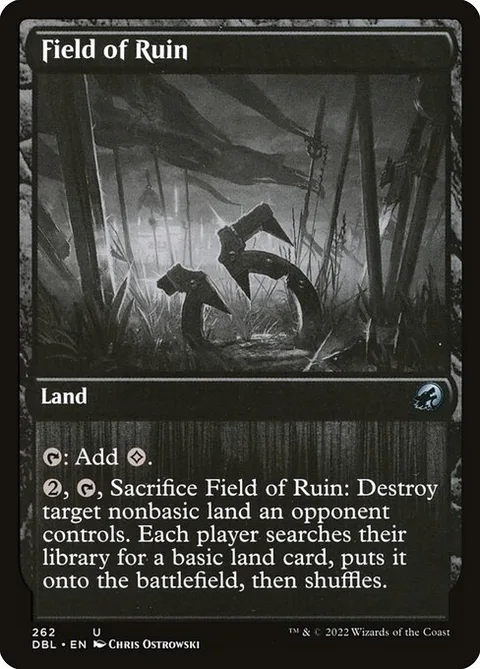 Field of Ruin, card 262 from Innistrad: Double Feature
