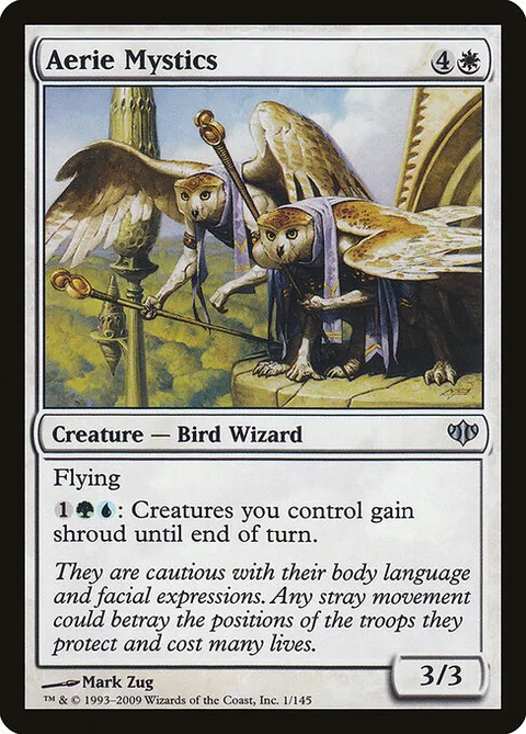 Aerie Mystics, card 1 from Conflux