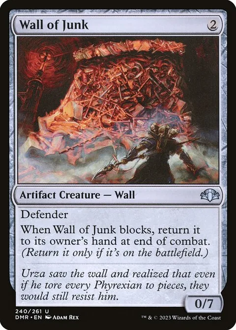 Wall of Junk, card 240 from Dominaria Remastered
