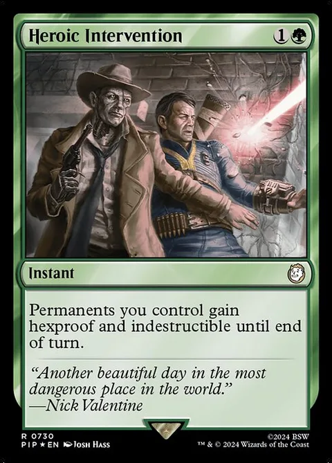 Heroic Intervention, carte 730 de Fallout