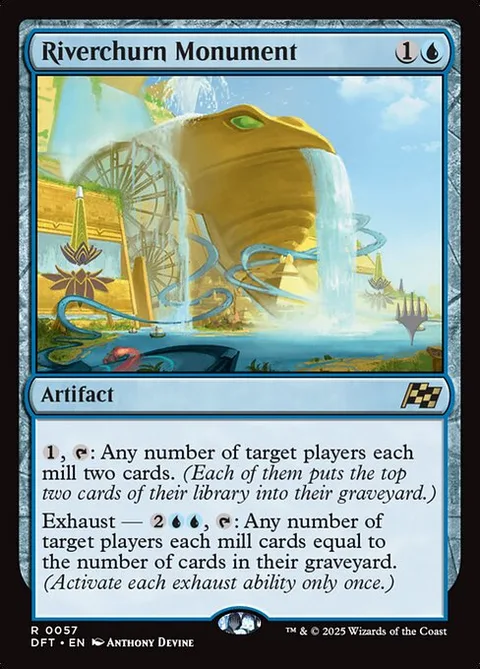 Riverchurn Monument, card 57p from Aetherdrift Promos