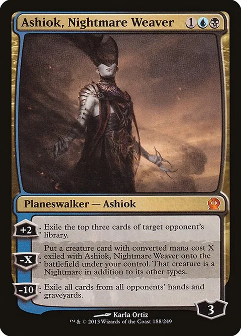 Ashiok, Nightmare Weaver, card 188 from Theros