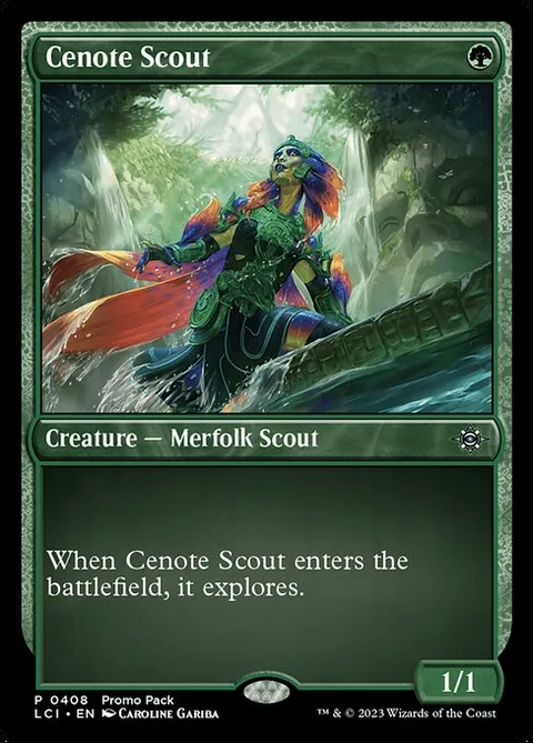 Cenote Scout, carte 408 de The Lost Caverns of Ixalan