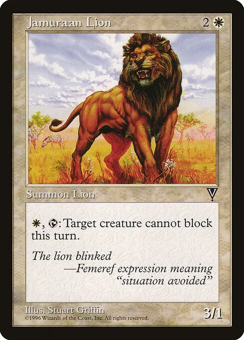 Jamuraan Lion, carte 10 de Visions