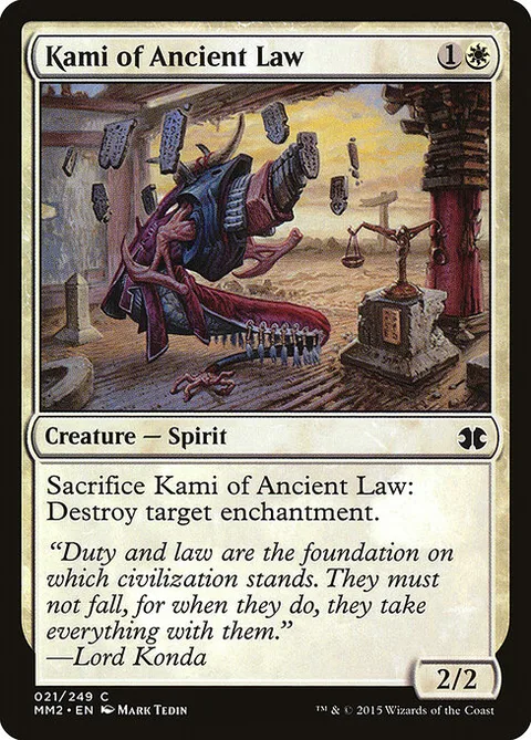 Kami of Ancient Law, carte 21 de Modern Masters 2015