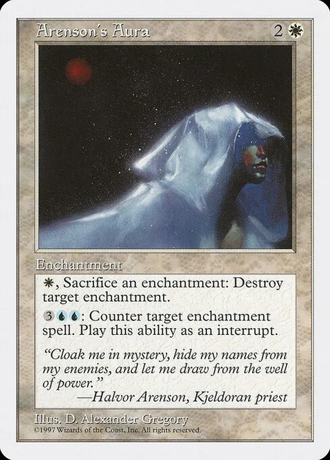 Arenson's Aura, card 6 from Fifth Edition