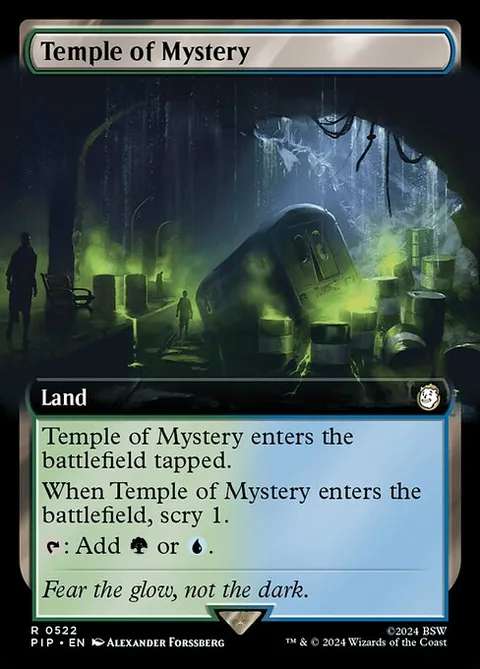 Temple of Mystery, card 522 from Fallout