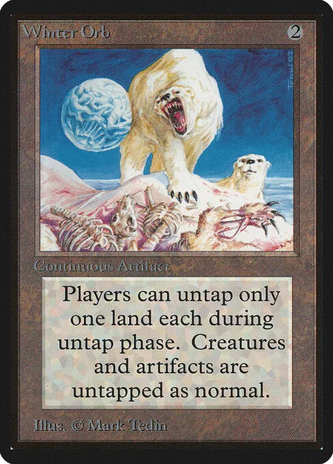 Winter Orb, carte 276 de Limited Edition Beta
