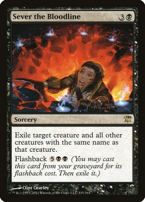 Sever the Bloodline, card 115 from Innistrad