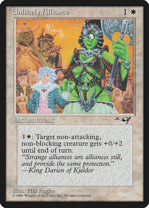 Unlikely Alliance, card 20 from Alliances
