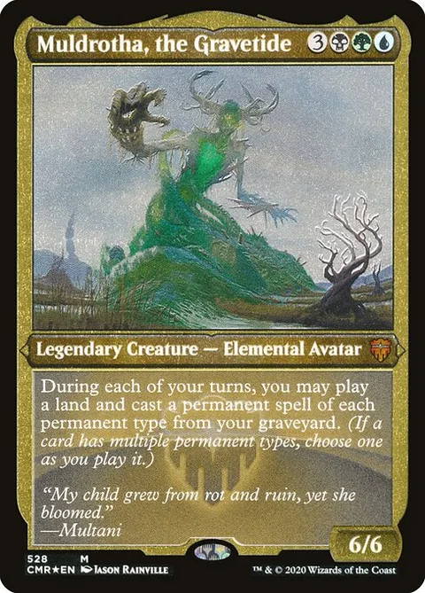 Muldrotha, the Gravetide, card 528 from Commander Legends