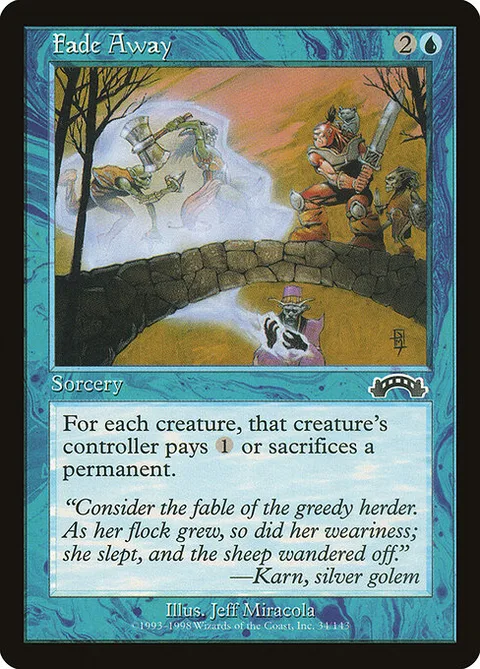 Fade Away, card 34 from Exodus