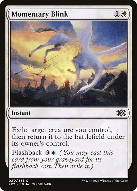 Momentary Blink, card 20 from Double Masters 2022