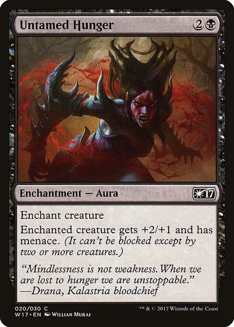 Untamed Hunger, carte 20 de Welcome Deck 2017