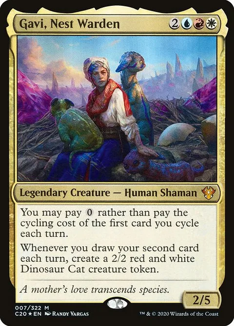 Gavi, Nest Warden, card 7 from Commander 2020