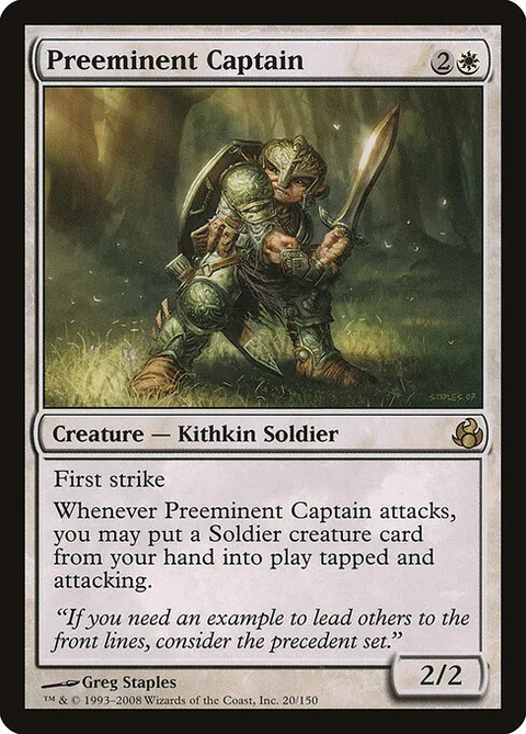 Preeminent Captain, carte 20 de Morningtide