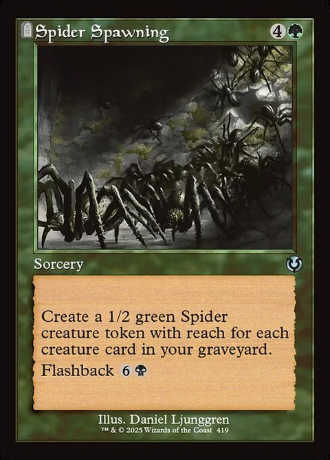 Spider Spawning, carte 419 de Innistrad Remastered