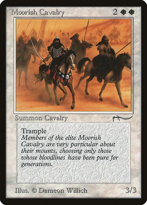 Moorish Cavalry, carte 7† de Arabian Nights