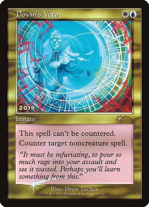 Dovin's Veto, card 27 from 30th Anniversary Play Promos