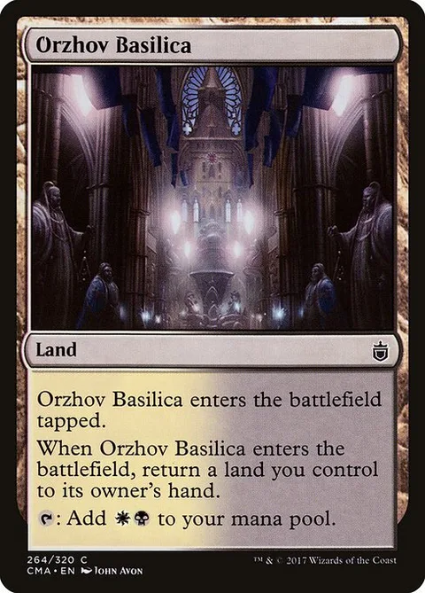Orzhov Basilica, card 264 from Commander Anthology