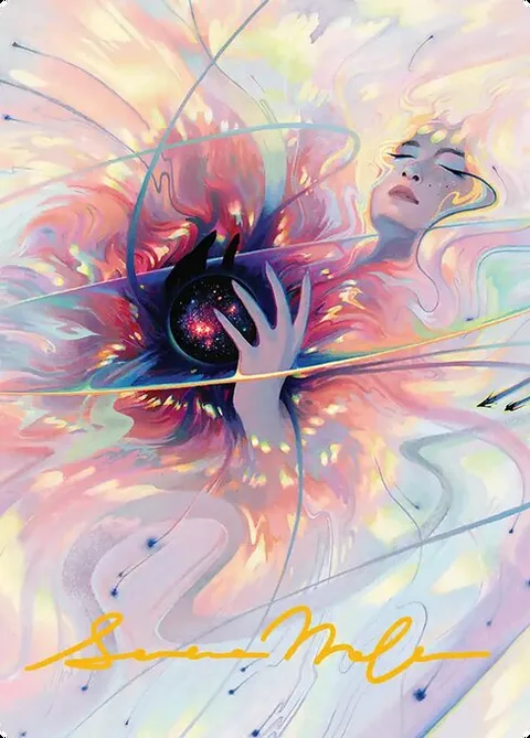 Beyond the Quiet // Beyond the Quiet, card 38 from Edge of Eternities Art Series