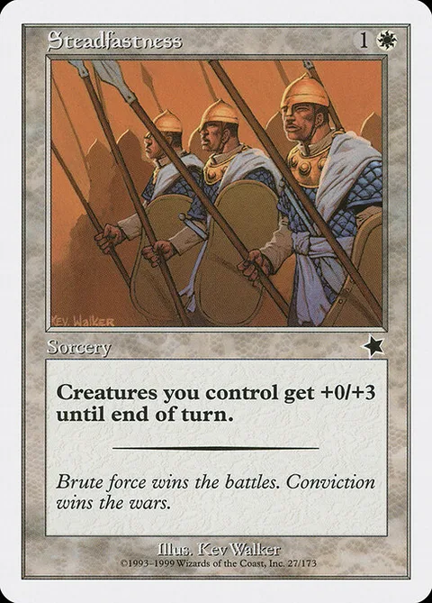 Steadfastness, carte 27 de Starter 1999