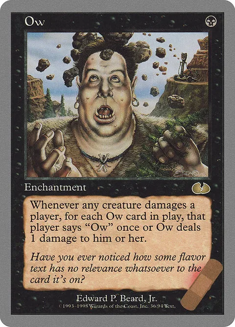 Ow, carte 36 de Unglued