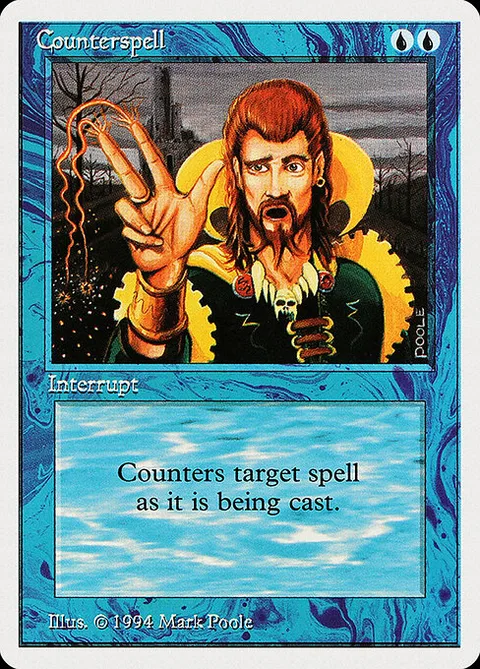 Counterspell, carte 54 de Summer Magic / Edgar