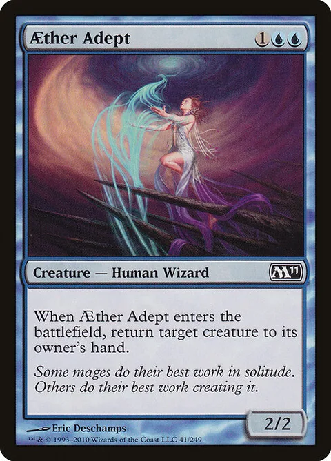 Aether Adept, card 41 from Magic 2011