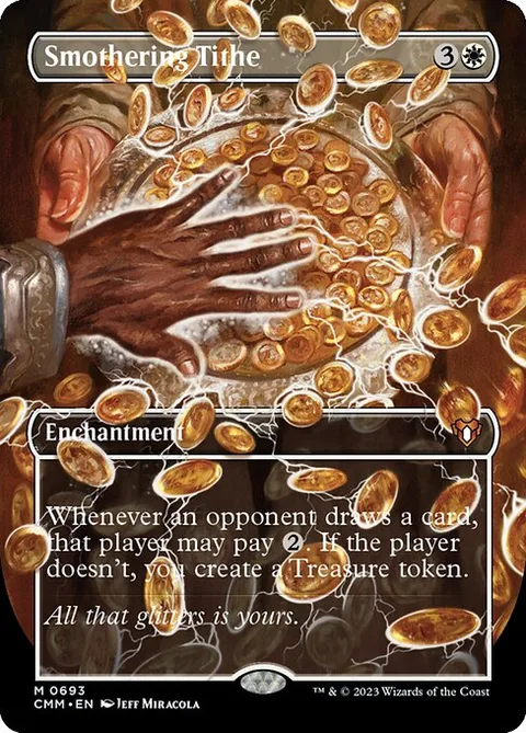Smothering Tithe, card 693 from Commander Masters
