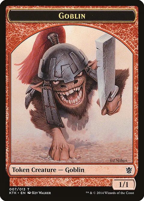 Goblin, carte 7 de Khans of Tarkir Tokens