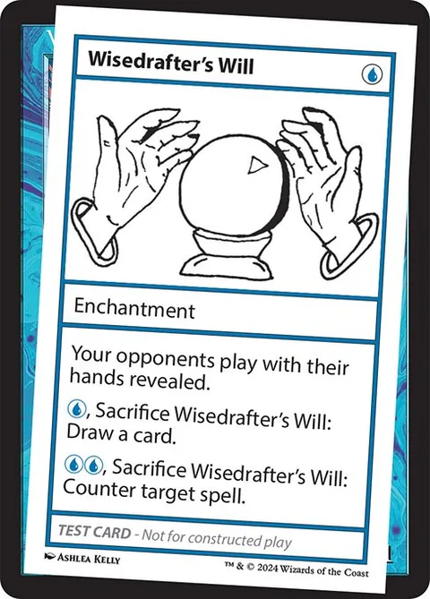 Wisedrafter's Will, card 539 from Mystery Booster 2