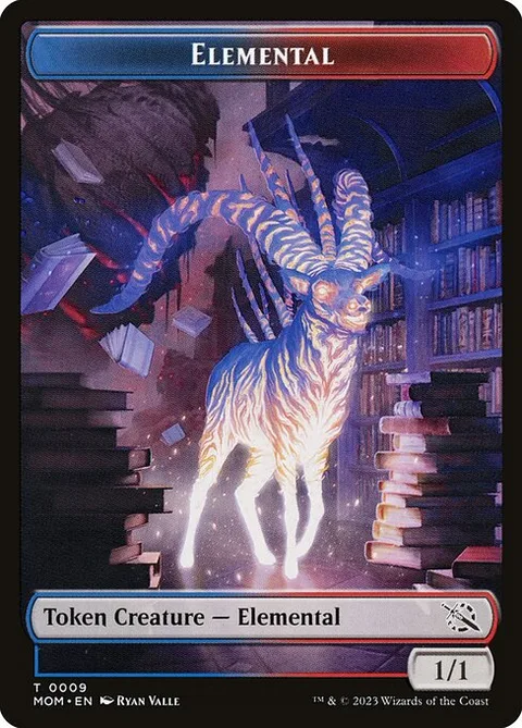 Elemental, card 9 from March of the Machine Tokens