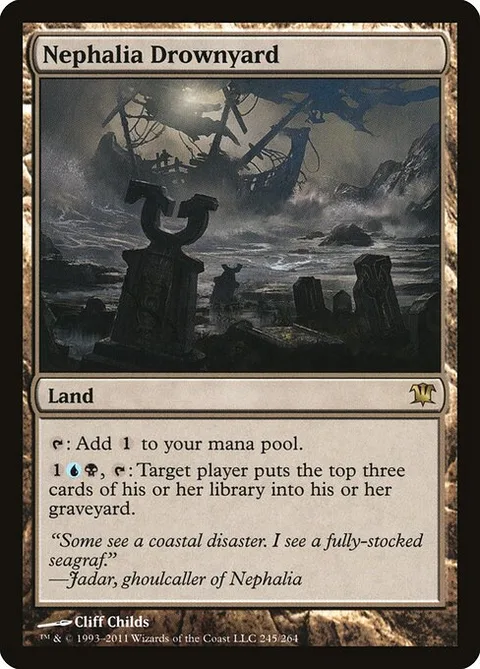 Nephalia Drownyard, card 245 from Innistrad