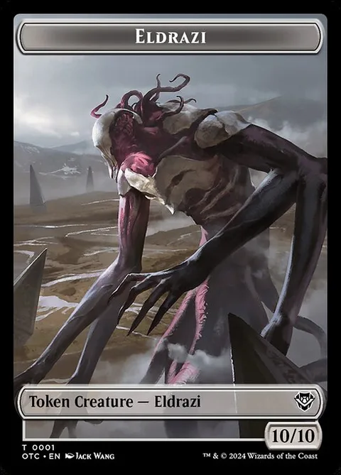 Eldrazi, carte 1 de Outlaws of Thunder Junction Commander Tokens
