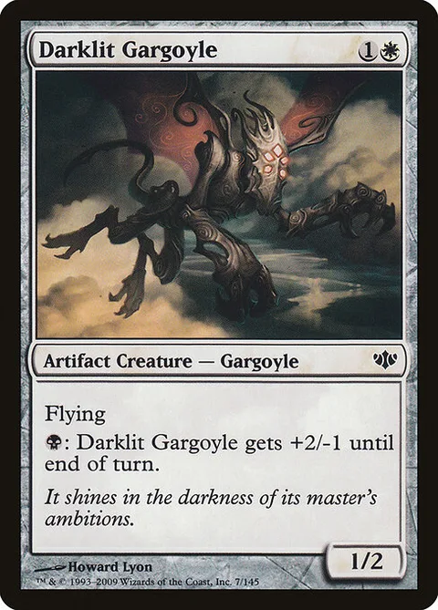 Darklit Gargoyle, carte 7 de Conflux